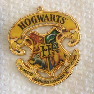 Hogwarts metal and enamel Crest Charm